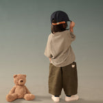 Kid's Cupro Tee - Melange Gray - G R A Y E