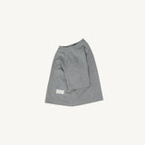 Kid's Cupro Tee - Melange Gray - G R A Y E