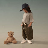 Kid's Cupro Tee - Melange Gray - G R A Y E