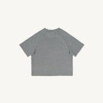 Kid's Cupro Tee - Melange Gray - G R A Y E