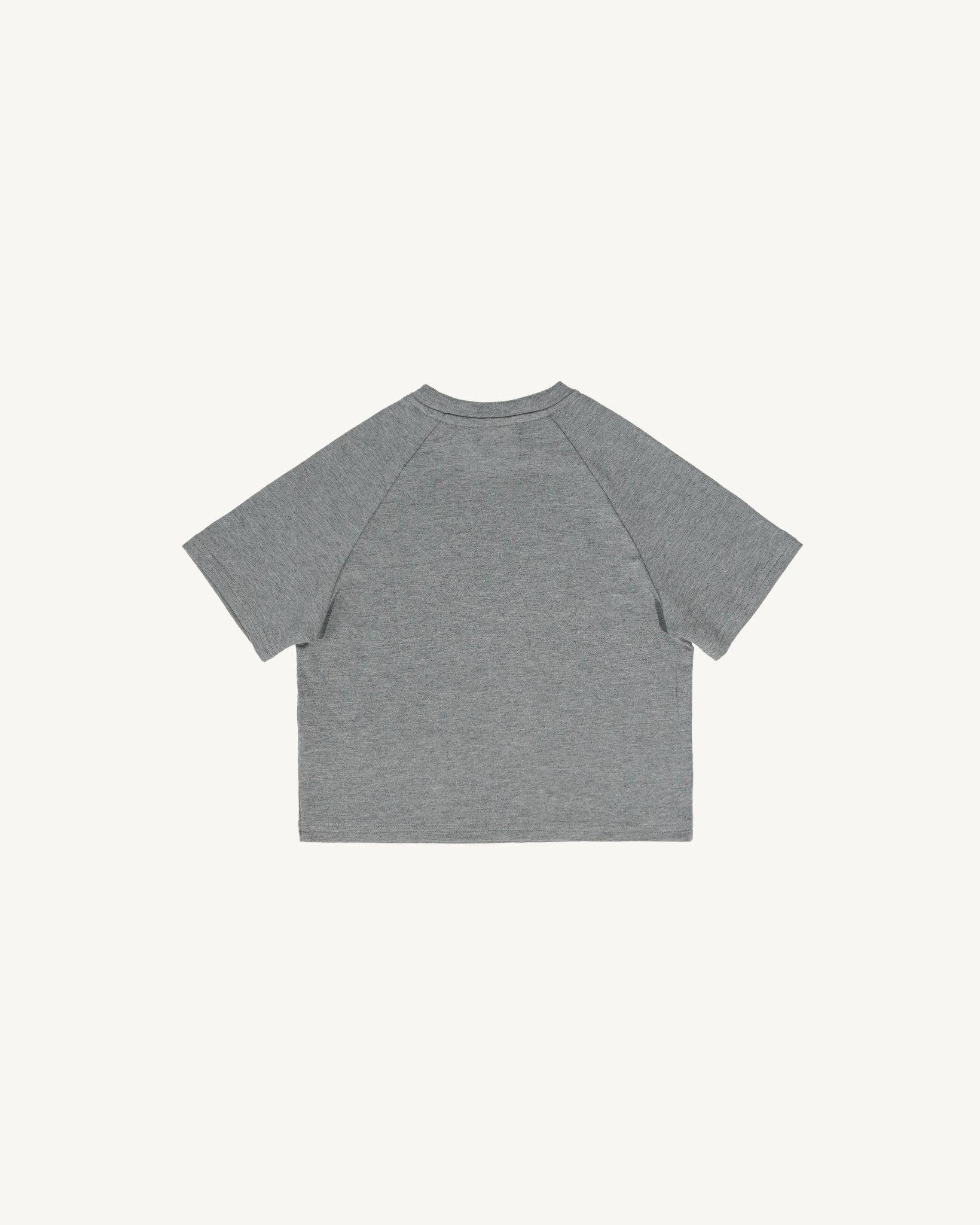 Kid's Cupro Tee - Melange Gray - G R A Y E