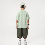 Kid's Cupro Tee - Pistachio Green - G R A Y E
