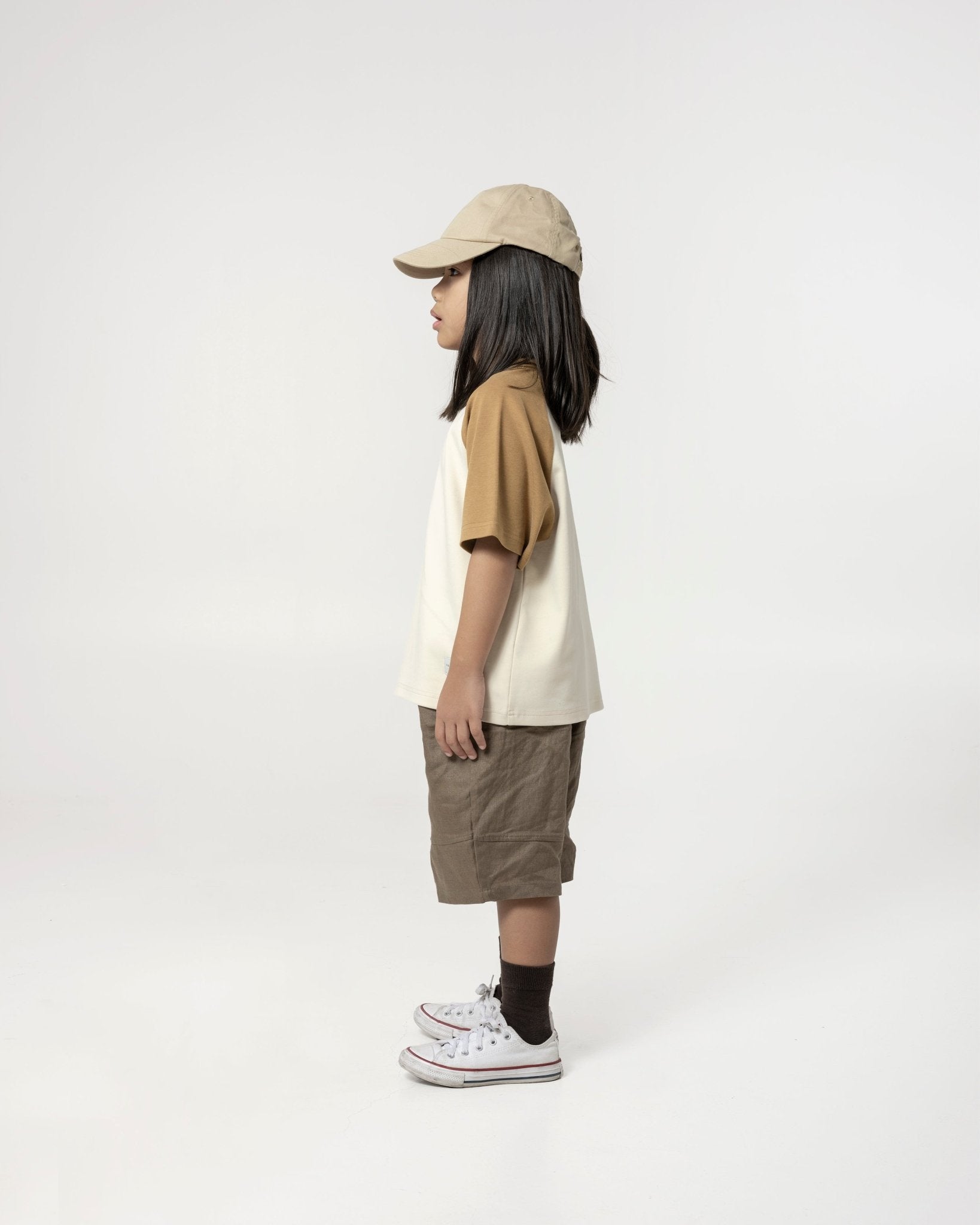 Kid&#39;s Cupro Tee - Sand - G R A Y E