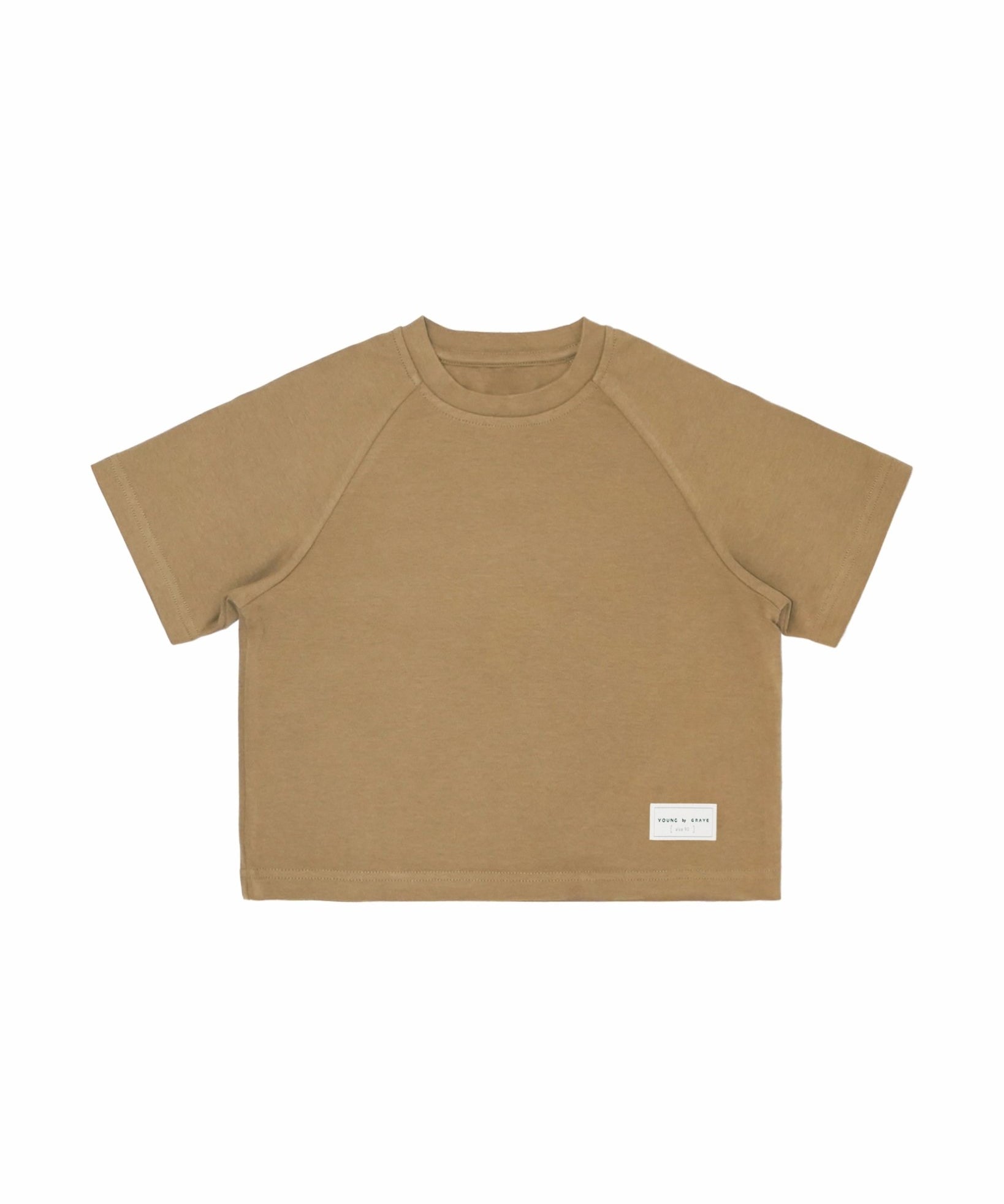 Kid's Cupro Tee - Sepia Brown - G R A Y E