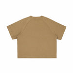 Kid's Cupro Tee - Sepia Brown - G R A Y E
