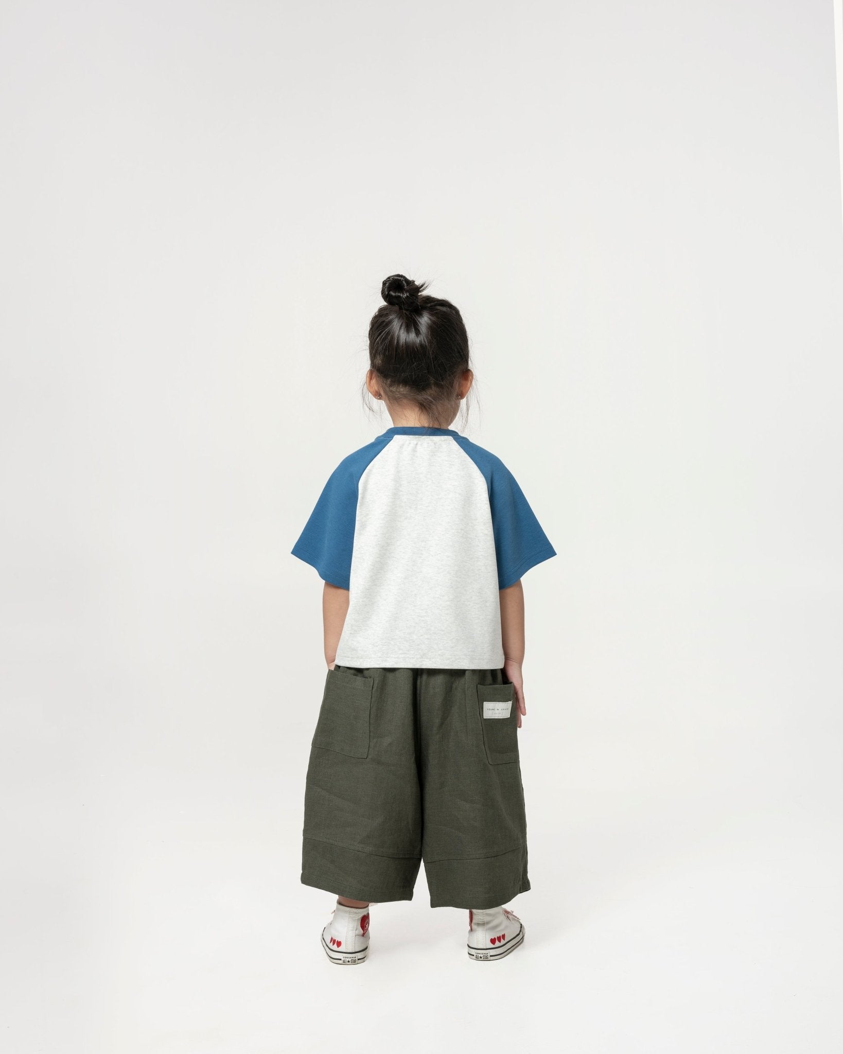 Kid&#39;s Cupro Tee - Sky - G R A Y E