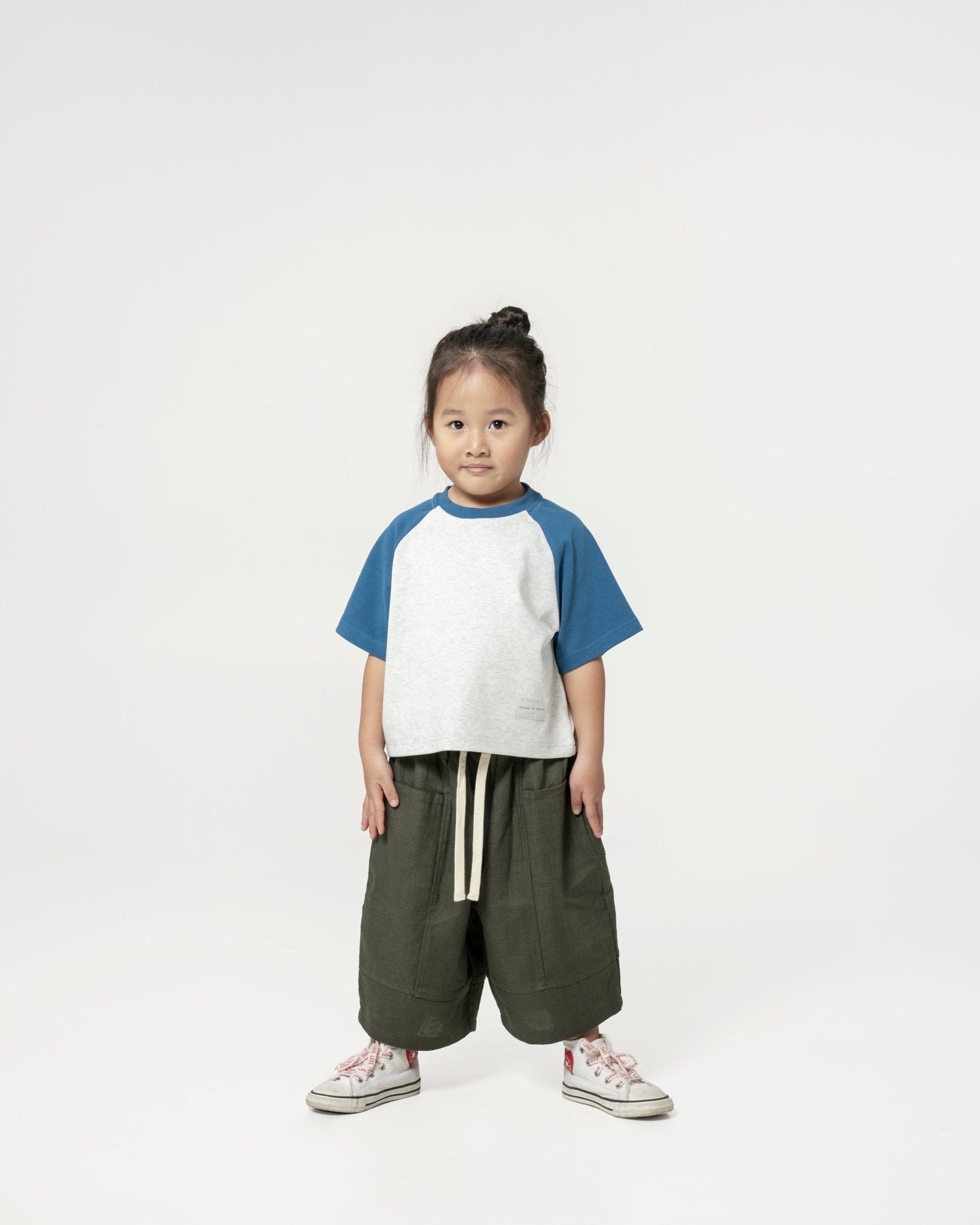 Kid&#39;s Cupro Tee - Sky - G R A Y E