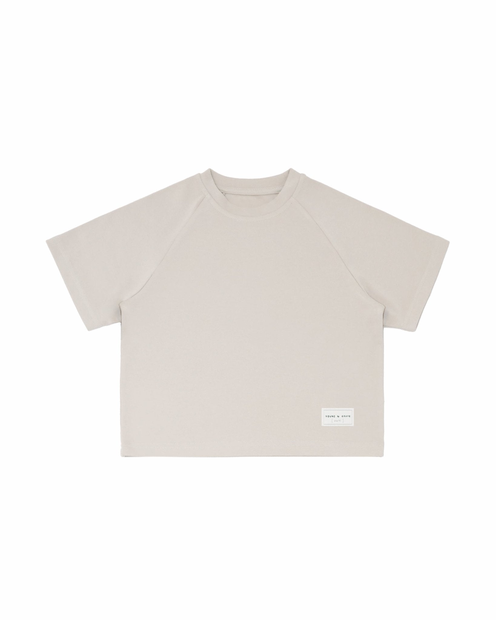 Kid&#39;s Cupro Tee - Stone - G R A Y E