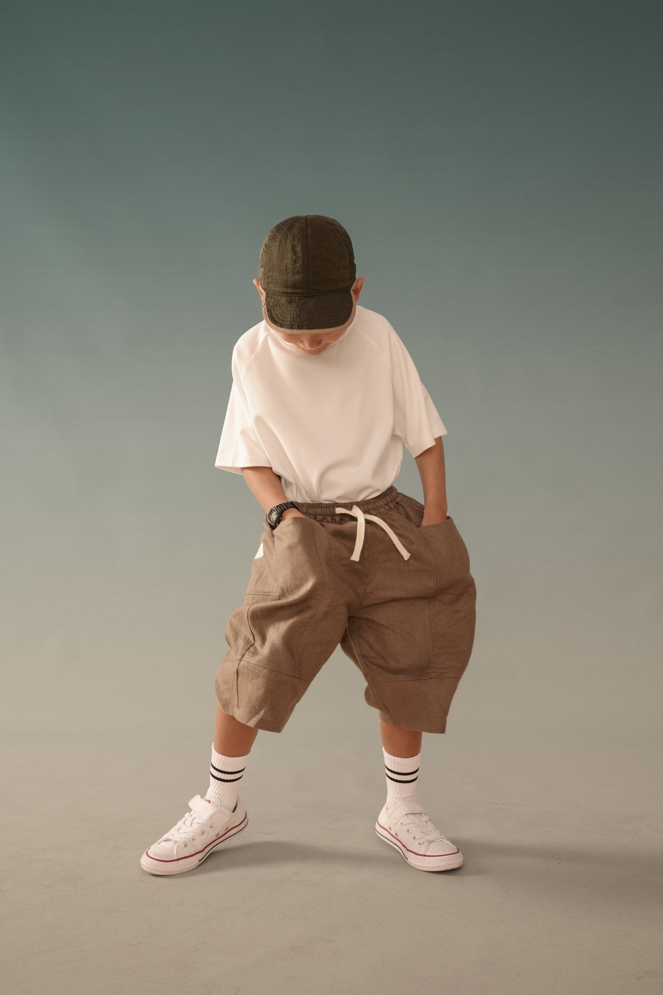Kid's Cupro Tee - White - G R A Y E