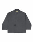 Kimono Buckle Jacket - Graphite - G R A Y E