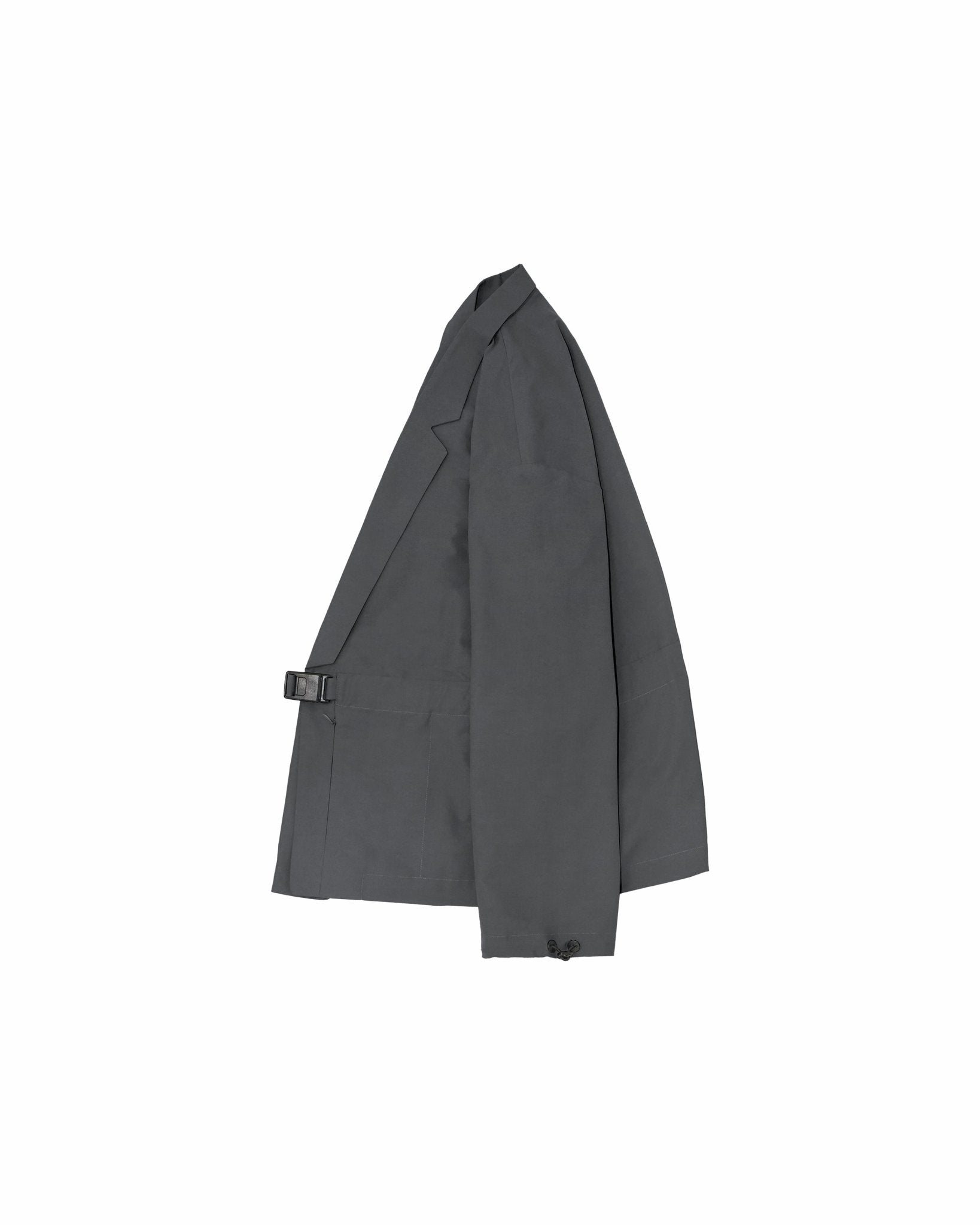 Kimono Buckle Jacket - Graphite - G R A Y E