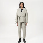Kimono Buckle Jacket - Steel - G R A Y E