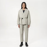 Kimono Buckle Jacket - Steel - G R A Y E