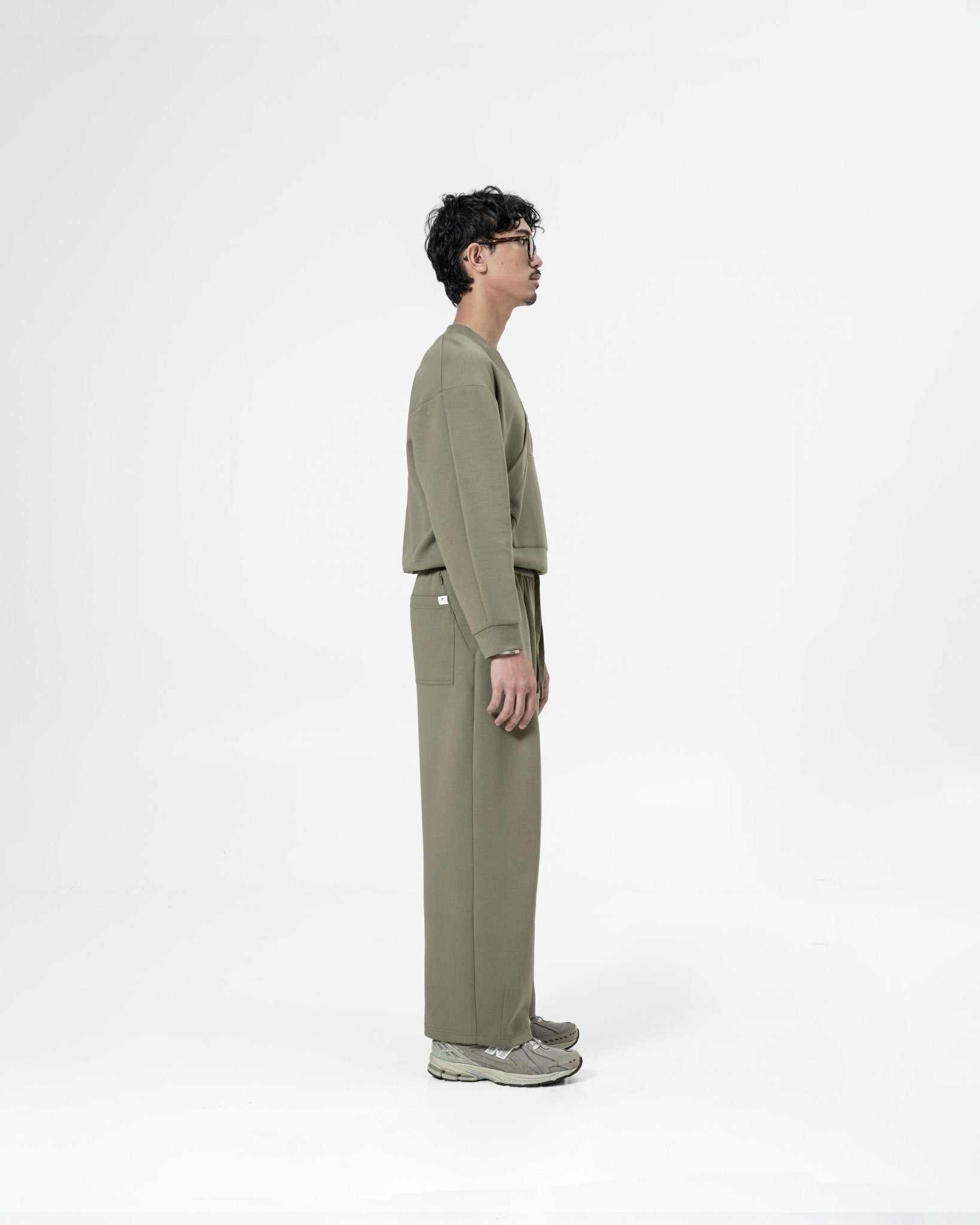 Kimono Sweater - Artichoke - G R A Y E