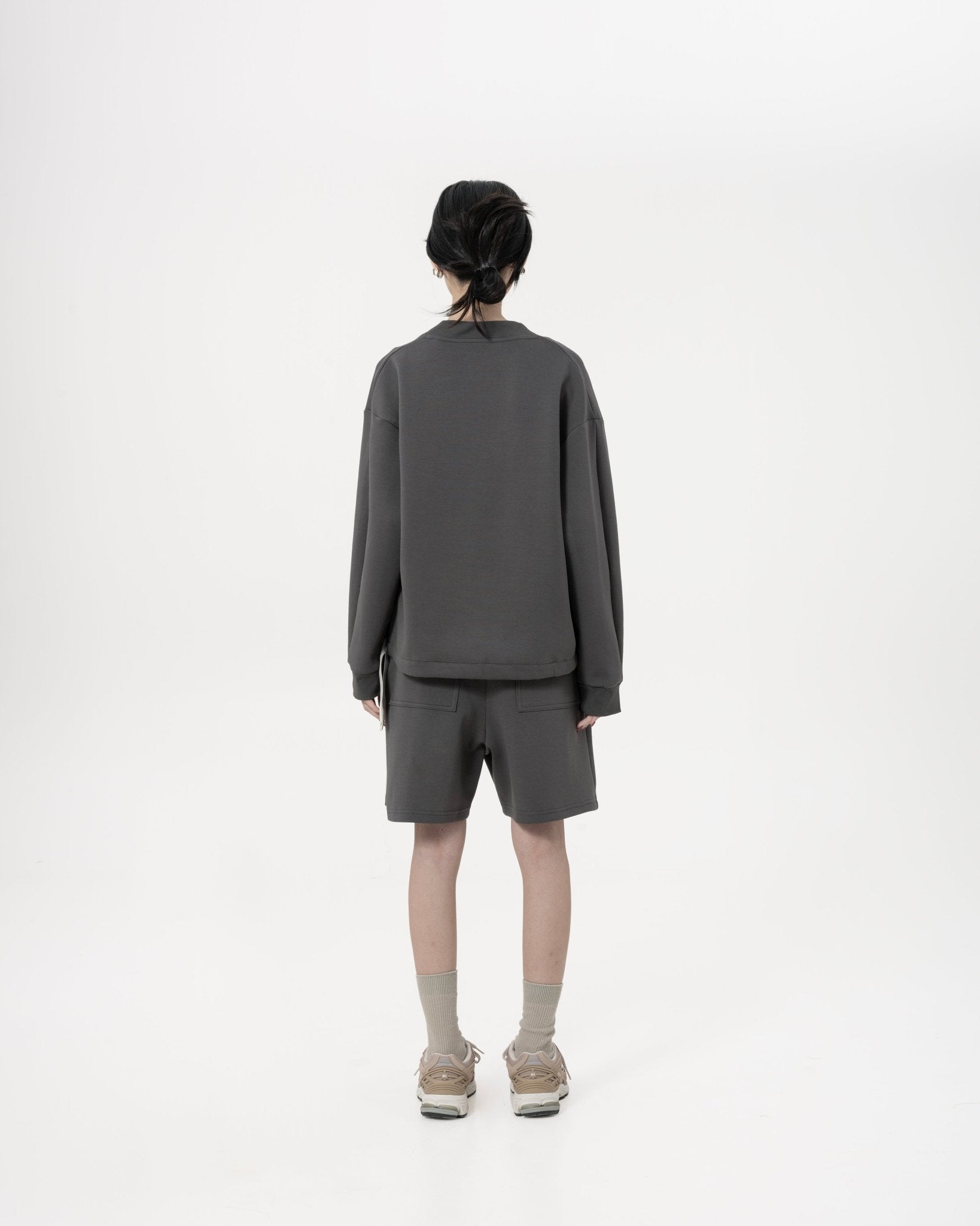 Kimono Sweater - Graphite - G R A Y E