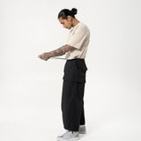 Multi-Pocket Ripstop Pants - Black - G R A Y E