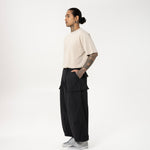 Multi-Pocket Ripstop Pants - Black - G R A Y E