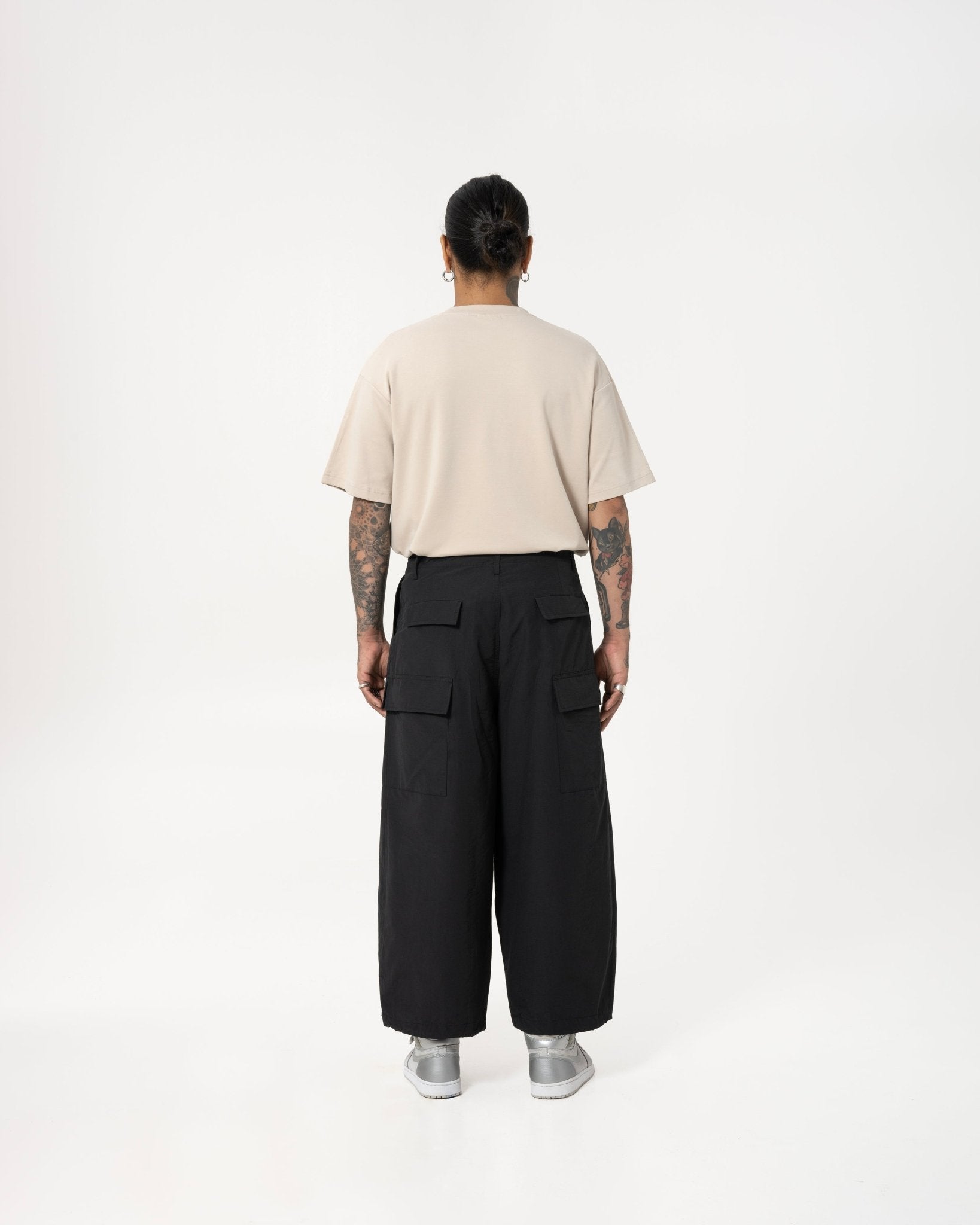 Multi-Pocket Ripstop Pants - Black - G R A Y E