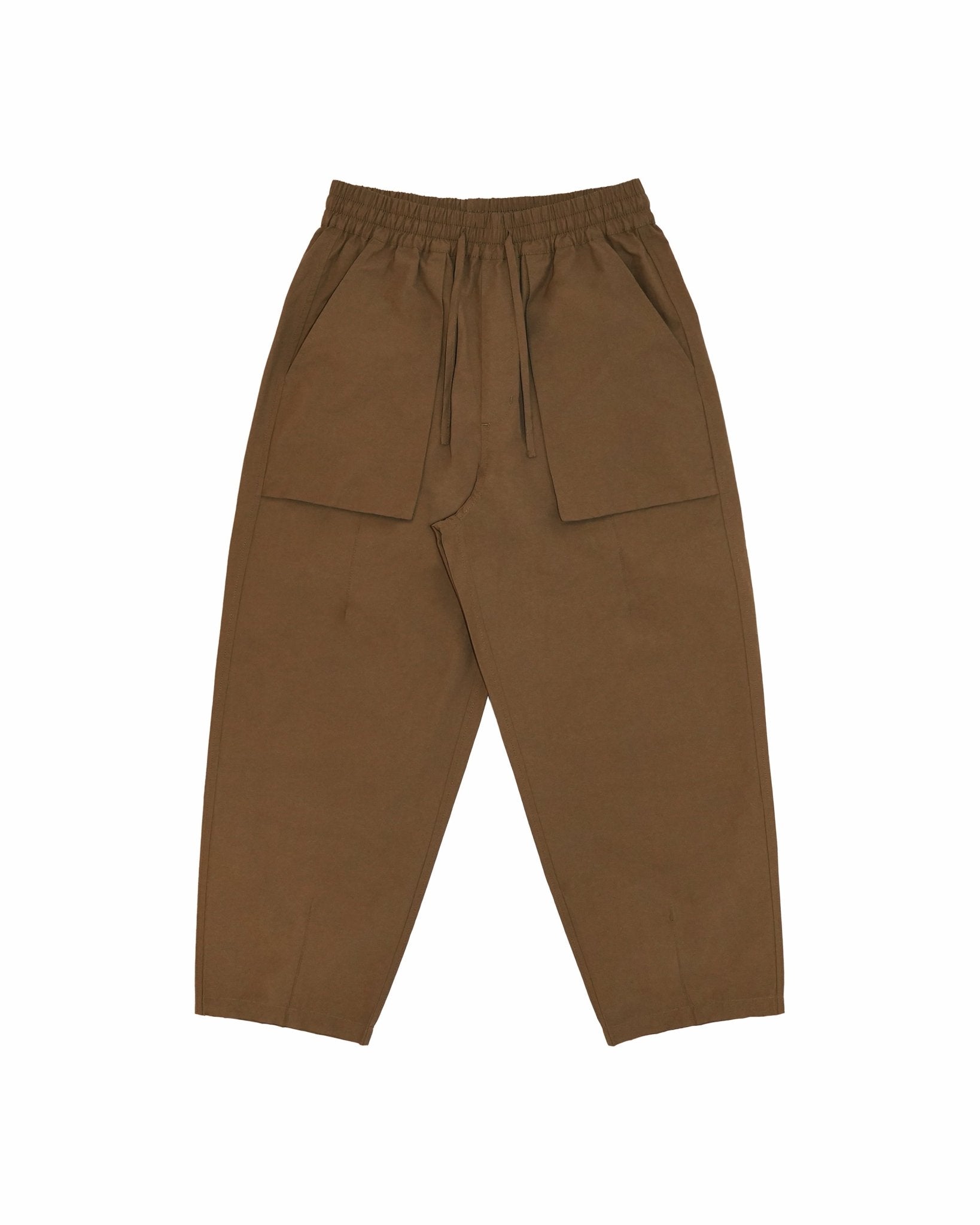 Relaxed Elasticated Trousers - Amber - G R A Y E