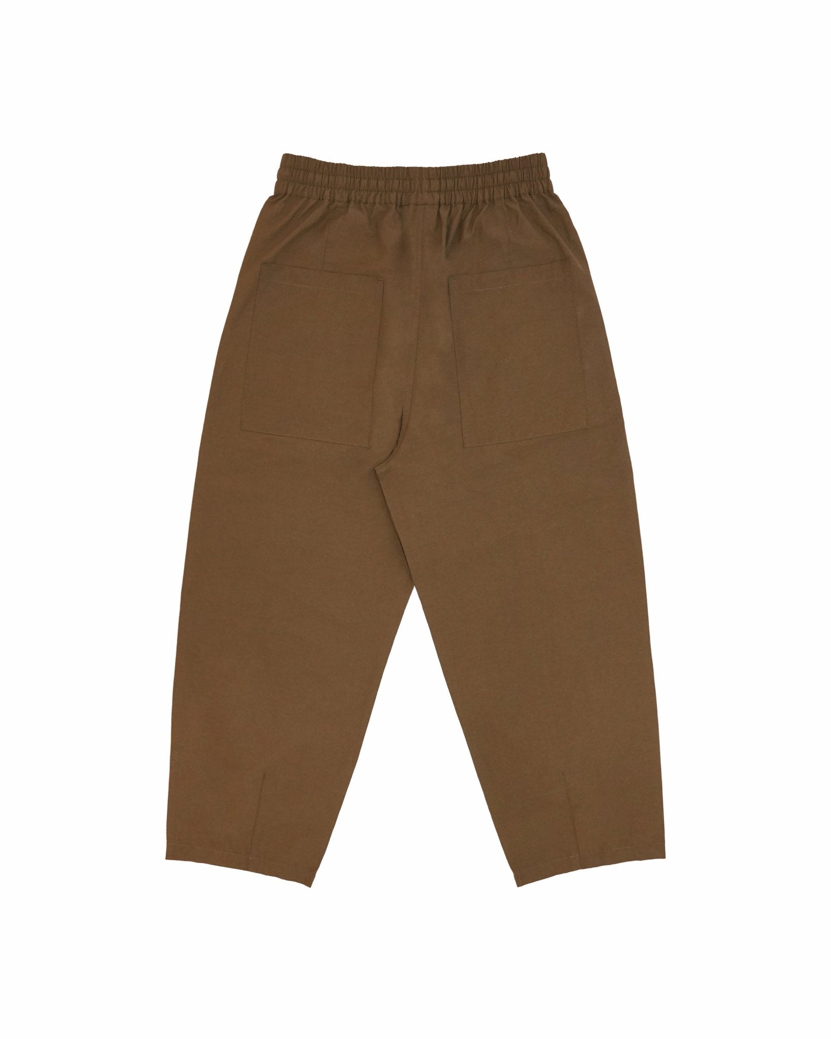 Relaxed Elasticated Trousers - Amber - G R A Y E