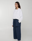 GRAYE Singapore Unisex Apparel - Relaxed Elasticated Trousers - Navy