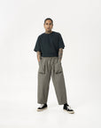 GRAYE Singapore Designer Men's Apparel Brand - Relaxed Elasticated Trousers - Pebble Gray