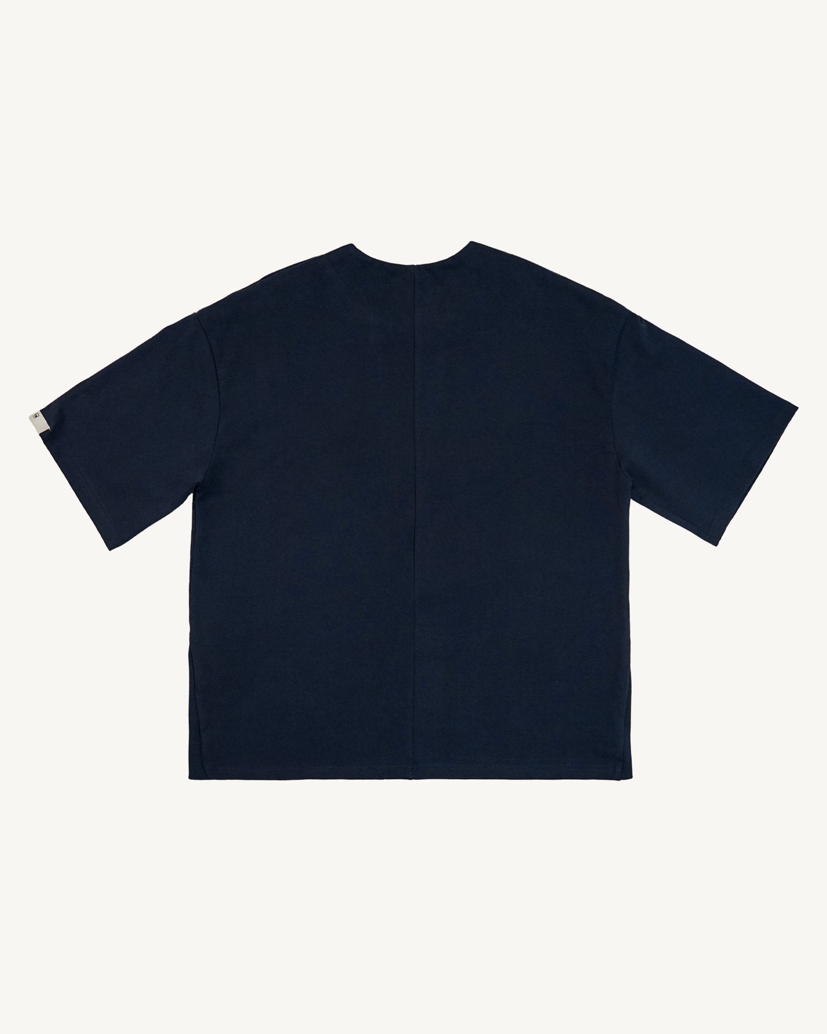 V Ribbed Tee - Space Blue - G R A Y E