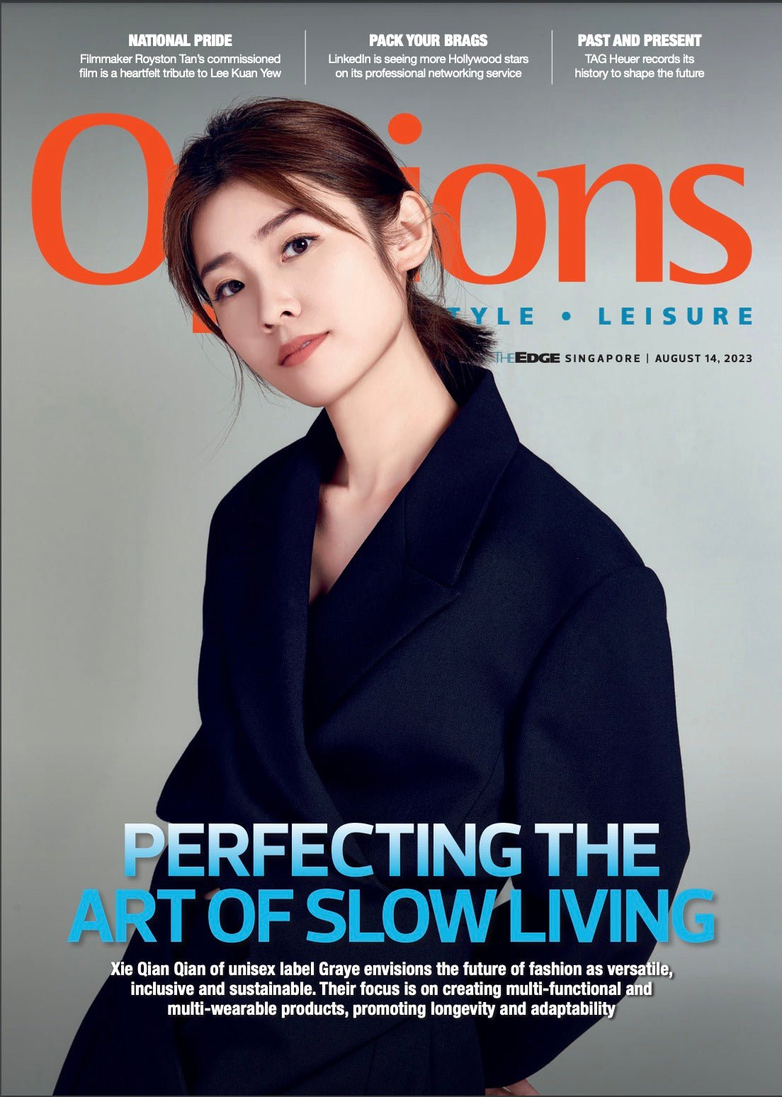 OPTIONS COVER STORY [AUG 2023] - G R A Y E