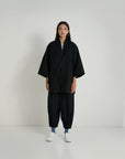 Stark Kimono Coat - Black