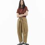 Adjustable Pleated Trousers 2.0 - Khaki