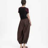 Pleated Balloon Jogger 4.0 - Mocha (PRE-ORDER)