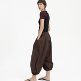 Pleated Balloon Jogger 4.0 - Mocha (PRE-ORDER)