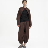 Pleated Balloon Jogger 4.0 - Mocha (PRE-ORDER)