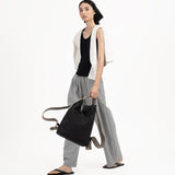 Modal-Cashmere Tank - Black