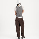 Modal-Cashmere Tank - Melange Gray