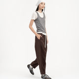 Modal-Cashmere Tank - Melange Gray