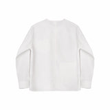 Collarless Utility Shirt