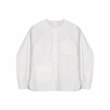 Collarless Utility Shirt