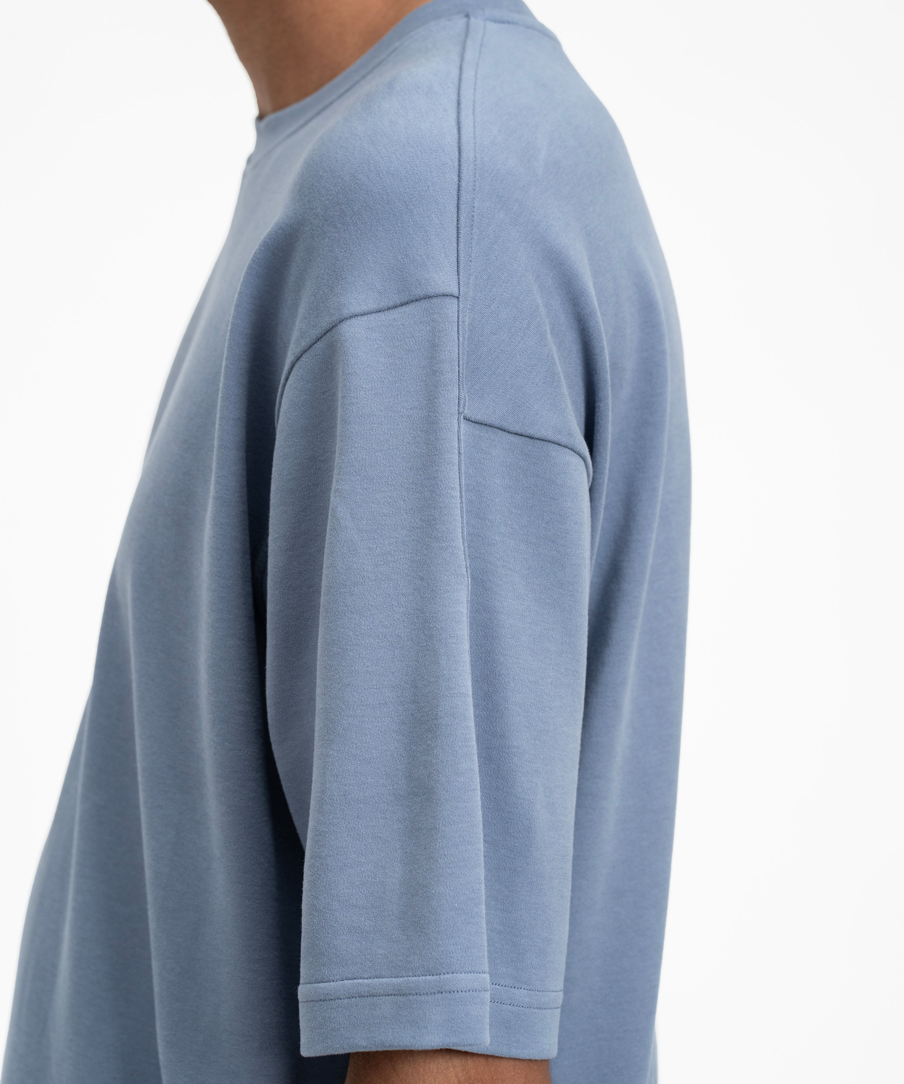 Cupro Signature Tee - Court Blue