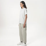 Cupro Signature Tee - Melange White