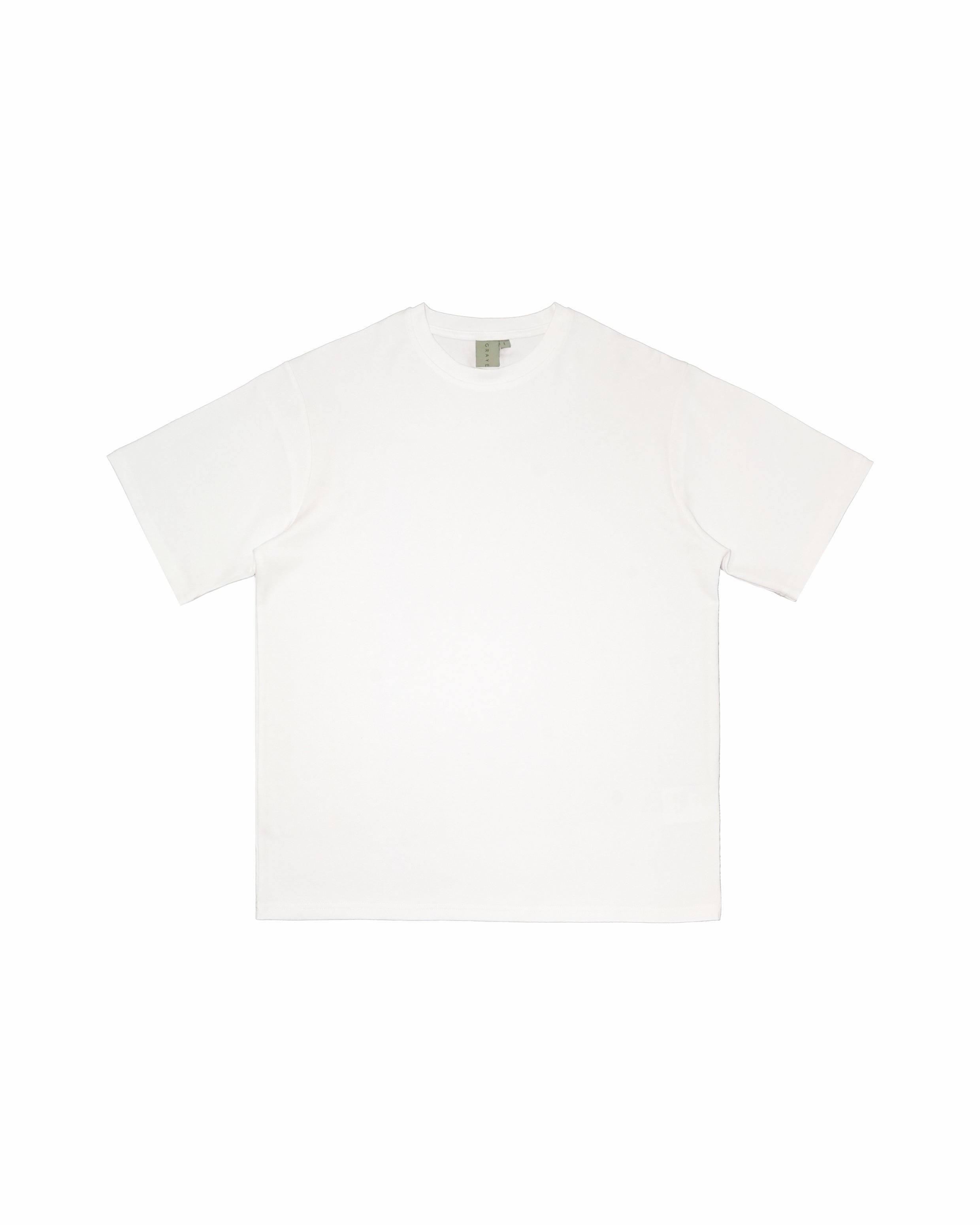 plain off white t shirt