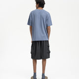 Cupro Signature Tee - Court Blue