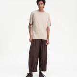 Cupro Signature Tee - Stone