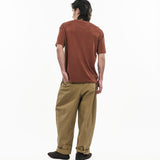 Cupro Signature Tee - Terracotta