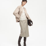 Kimono Bomber Jacket - Blush
