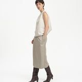 Sun Dried Drape Blouse - Chalk