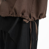 Drawstring Shirt - Cocoa