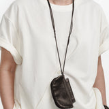 Eclipse Leather Pouch - Espresso