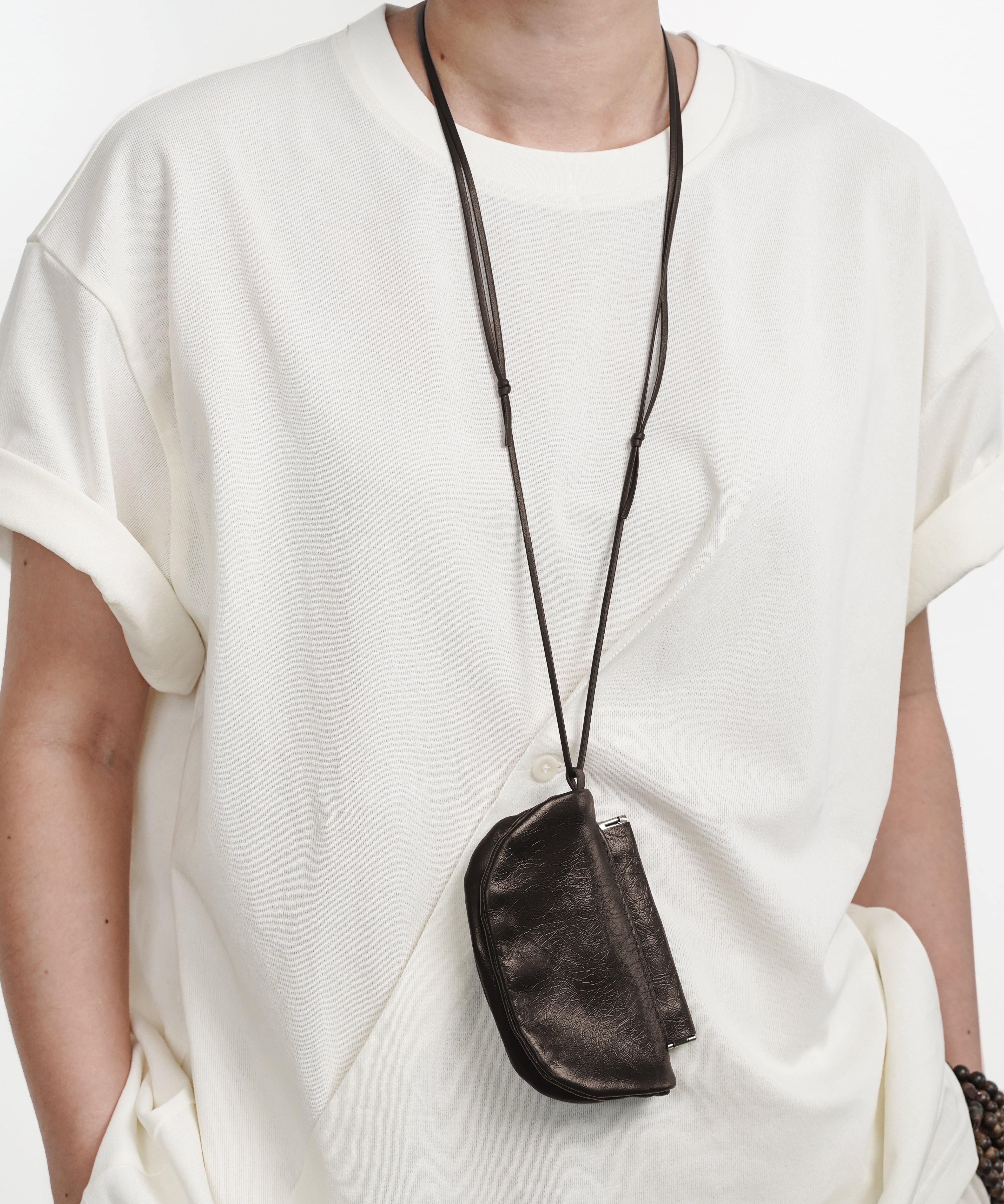Eclipse Leather Pouch - Espresso
