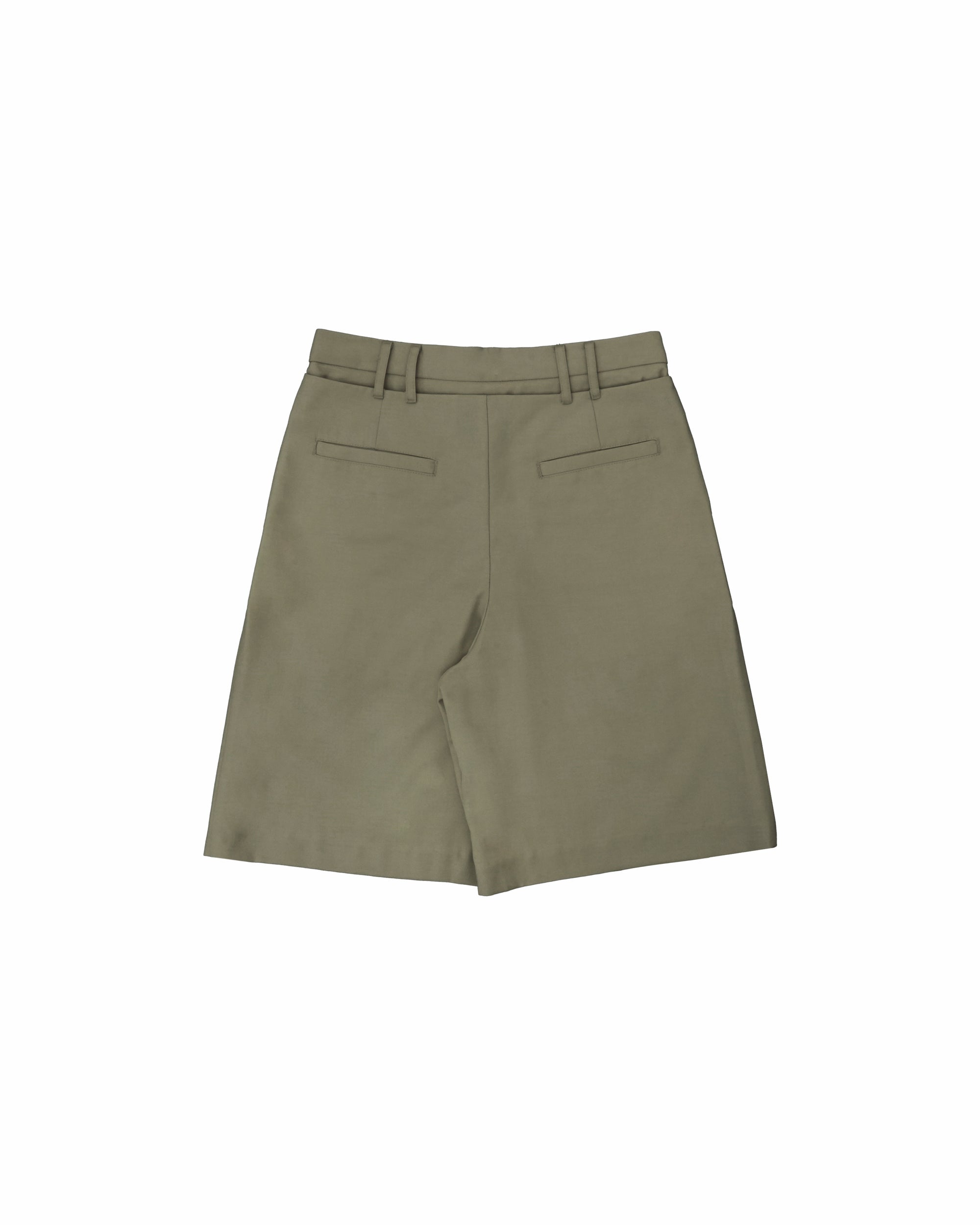 Double Waist Tailored Shorts